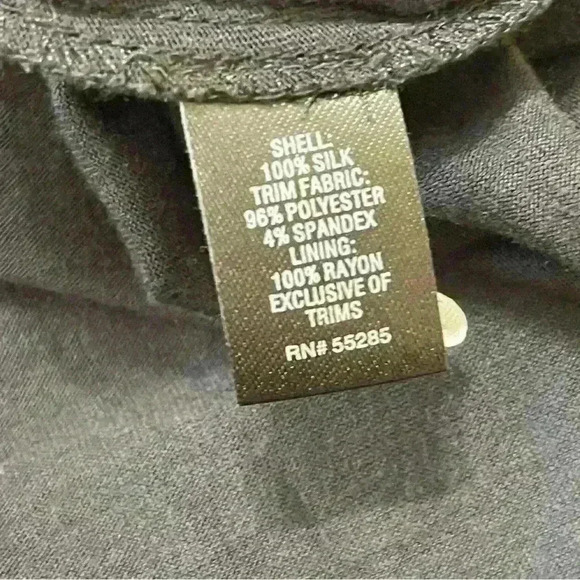 Express Women's Black Sleeveless  100% Silk Dress Sz L Party Cocktail Classic - Picture 6 of 8